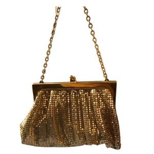 Gold Mini Bag by Whiting & Davis Co. Gold Vintage Mesh